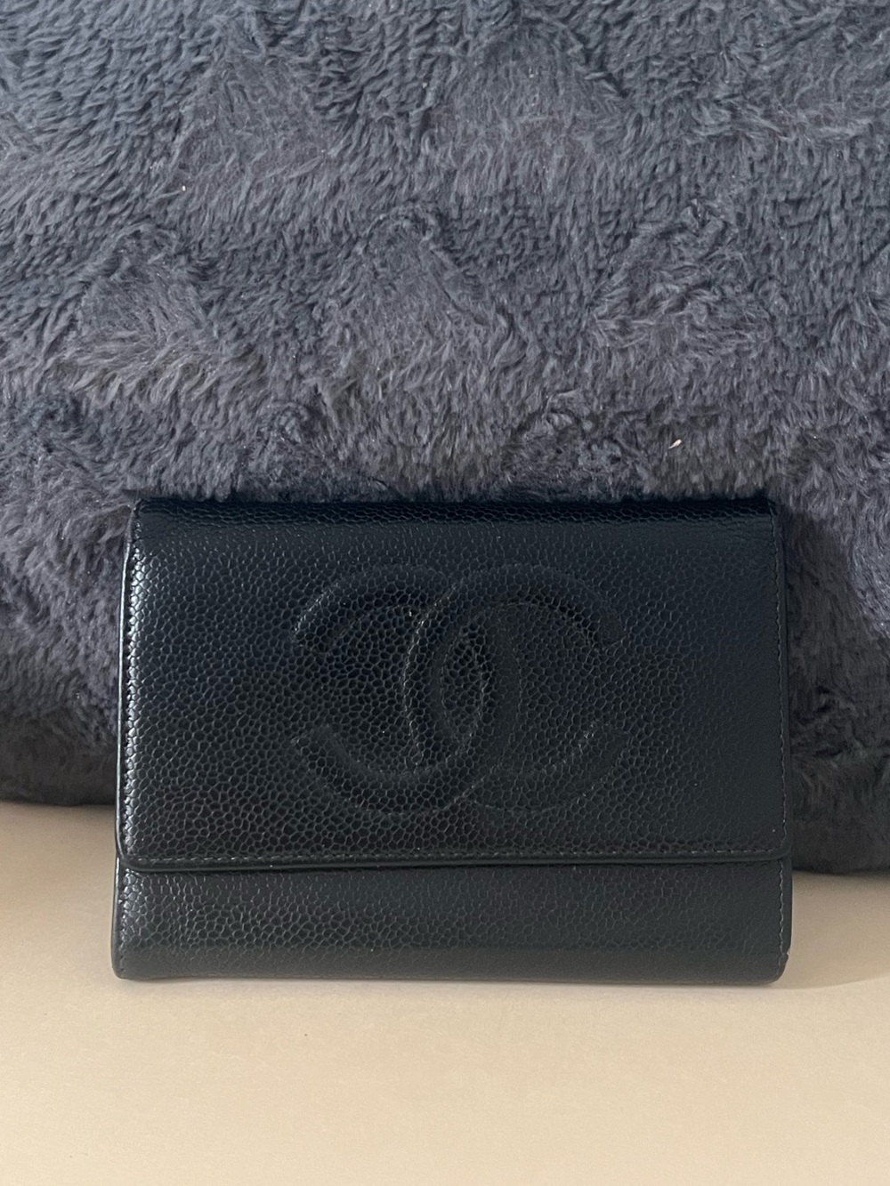 Chanel Caviar Timeless Compact Wallet